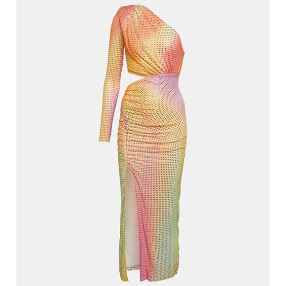 ❤️Self-Portrait One Shoulder Midi Cutout Dress❤️